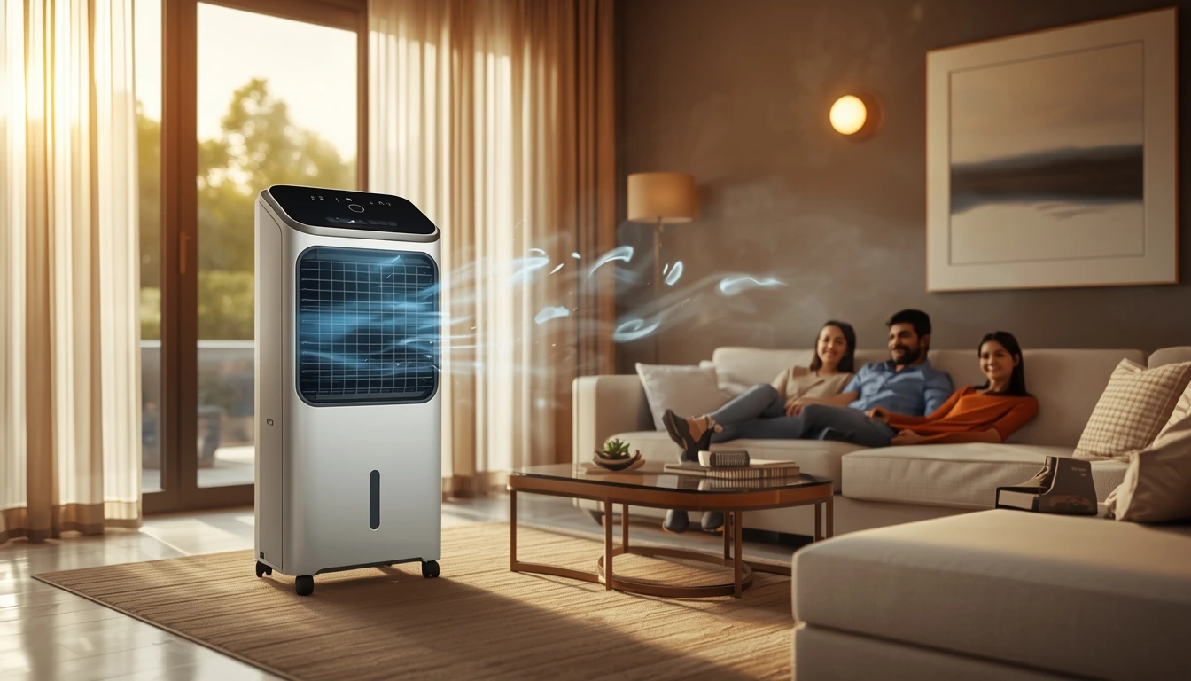 AC repair technician fixing air conditioner